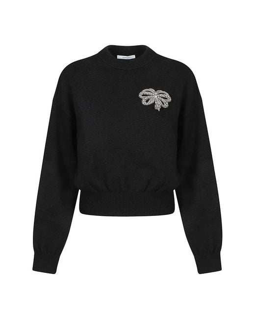 Givenchy Black Round-Neck Knitwear