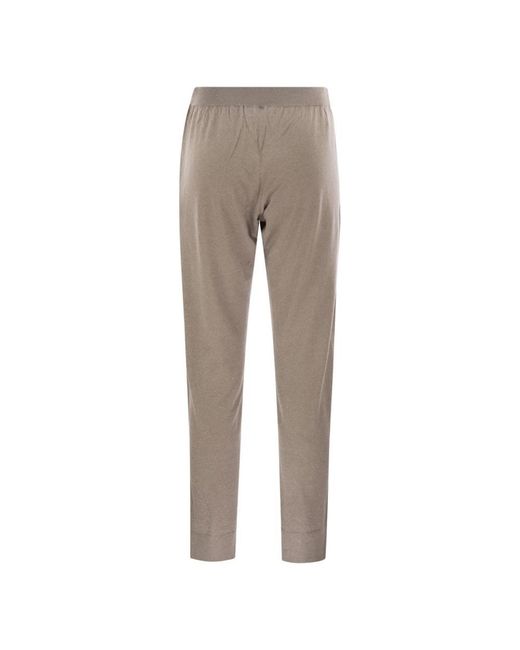 Brunello Cucinelli Gray Sweatpants for men
