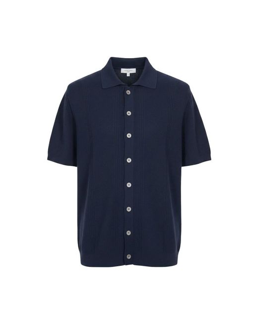 Daniele Fiesoli Blue Short Sleeve Shirts for men