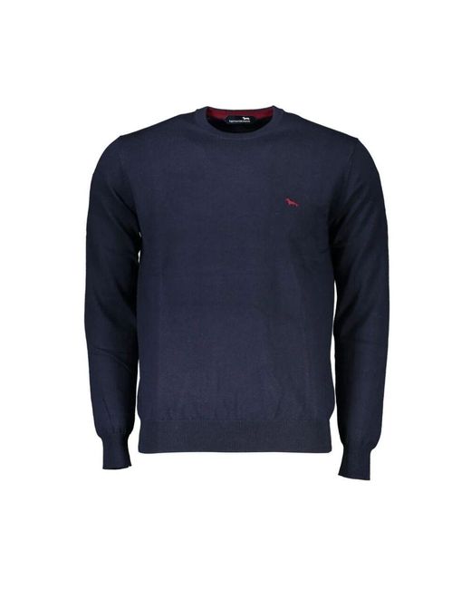 Harmont & Blaine Blue Round-Neck Knitwear for men