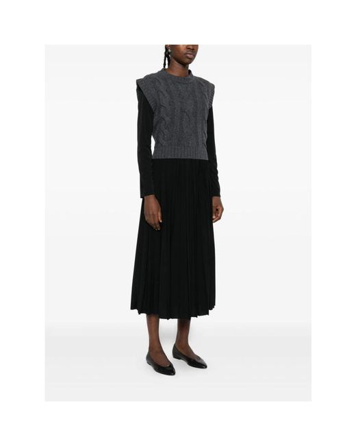 Weekend by Maxmara Midi Dresses in het Black