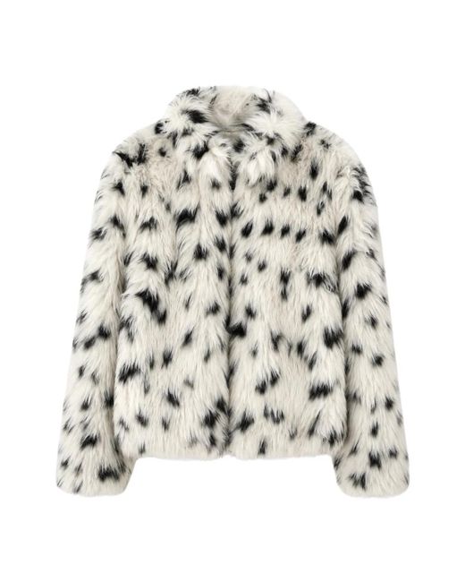 Imperial Gray Faux Fur & Shearling Jackets
