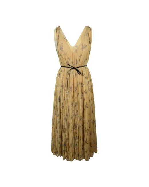 Fabiana Filippi Metallic Maxi Dresses