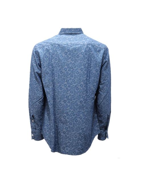 Mc2 Saint Barth Blue Casual Shirts for men