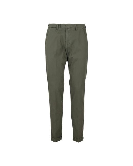 BRIGLIA Green Chinos for men