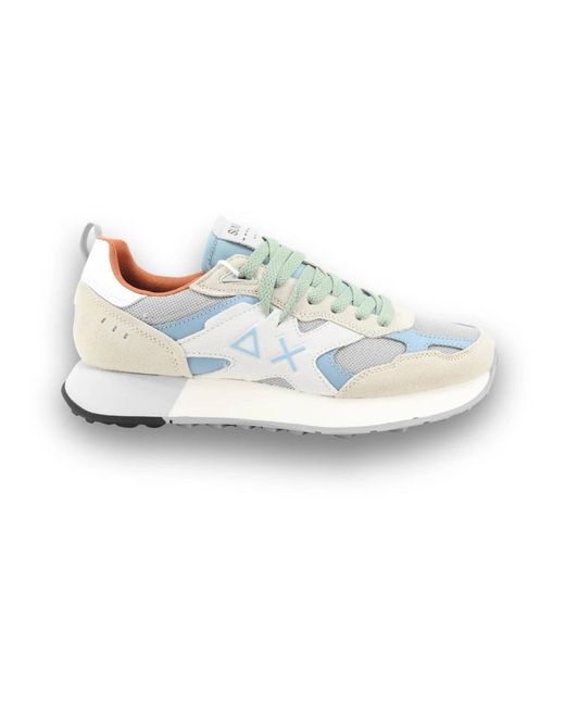 Sun 68 Sneaker in White für Herren