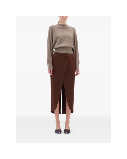 Round-Neck Knitwear REMAIN Birger Christensen en coloris Gray