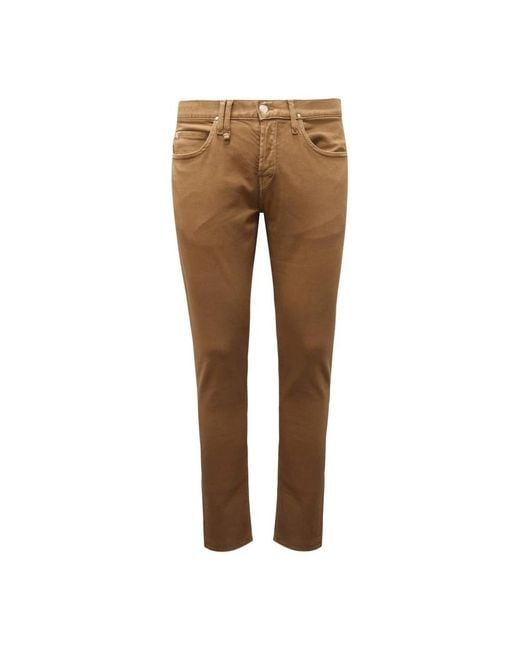 CYCLE Brown Slim Fit Jeans for men
