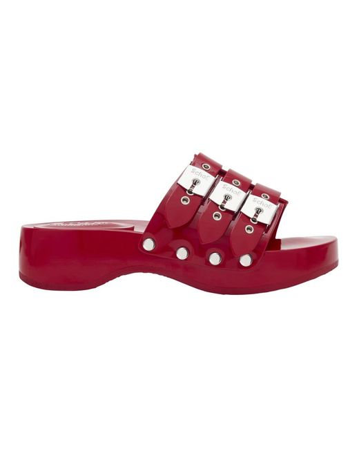 Philosophy Di Lorenzo Serafini Red Heeled Mules