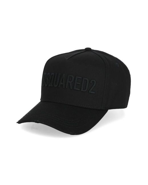 DSquared² Baumwoll-Baseballkappe Mit Logo in Black für Herren