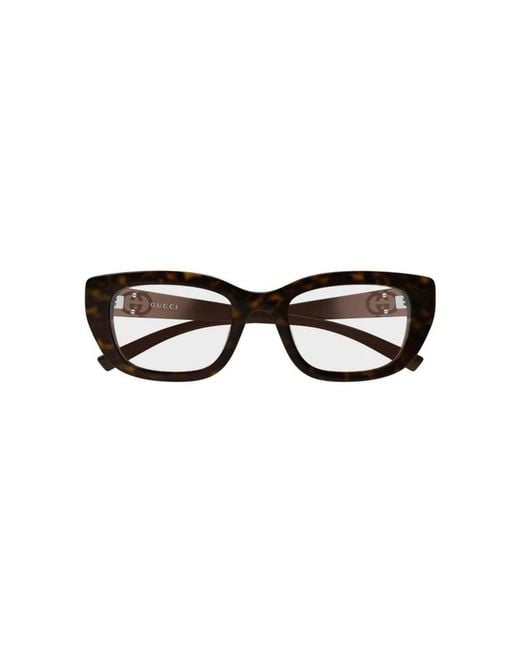 Gucci Square Glasses in het Black