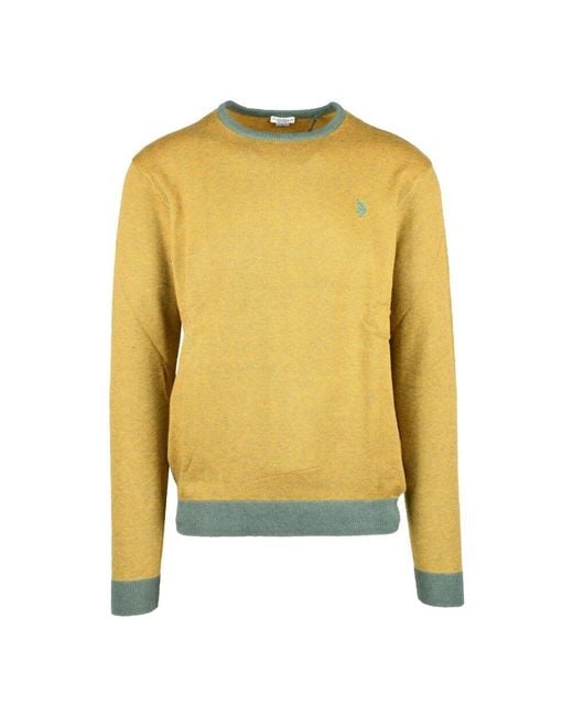 Knitwear > round-neck knitwear U.S. POLO ASSN. pour homme en coloris Yellow