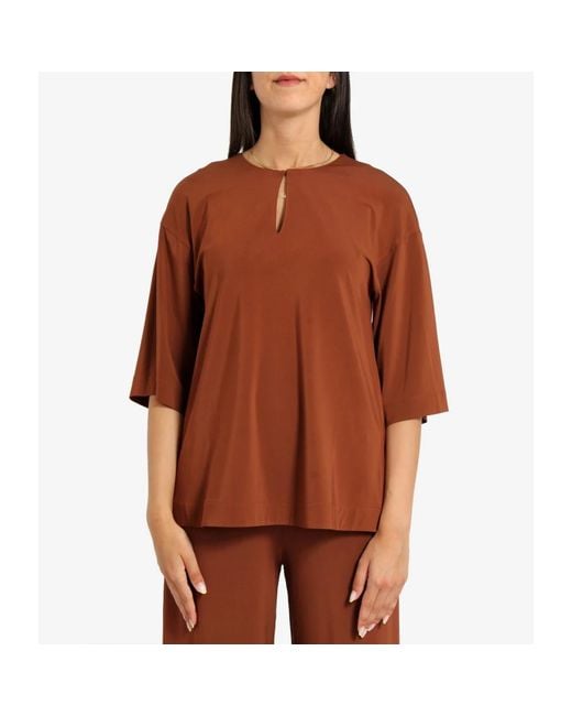 Blouses Max Mara de color Brown