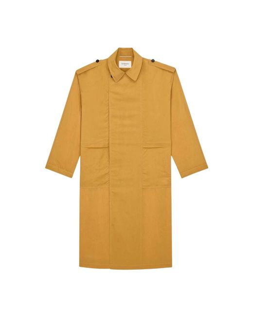 Saint Laurent Yellow Trench Coats for men