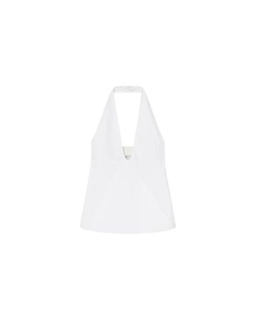 GIMAGUAS White Sleeveless Tops