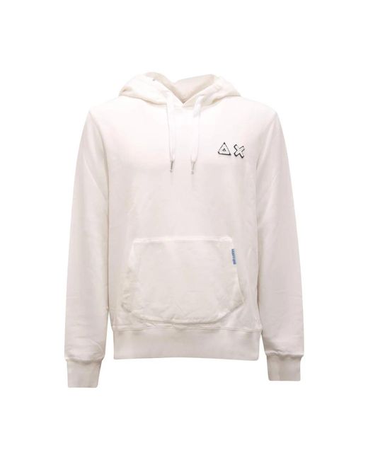 Sun 68 Hoodies in het White voor heren