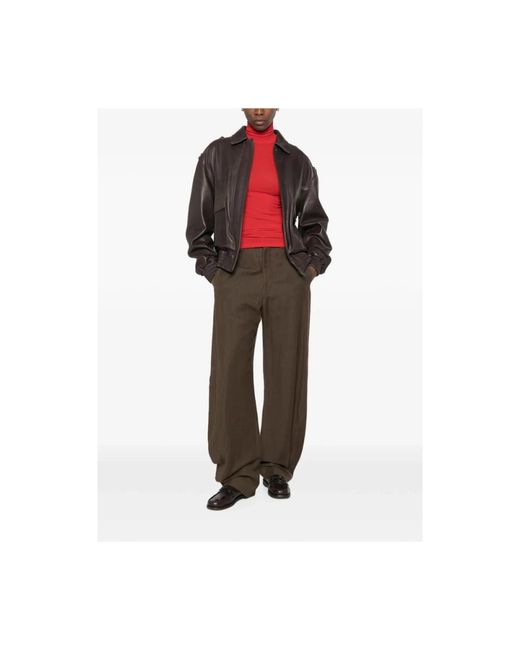 Tela Red Turtlenecks
