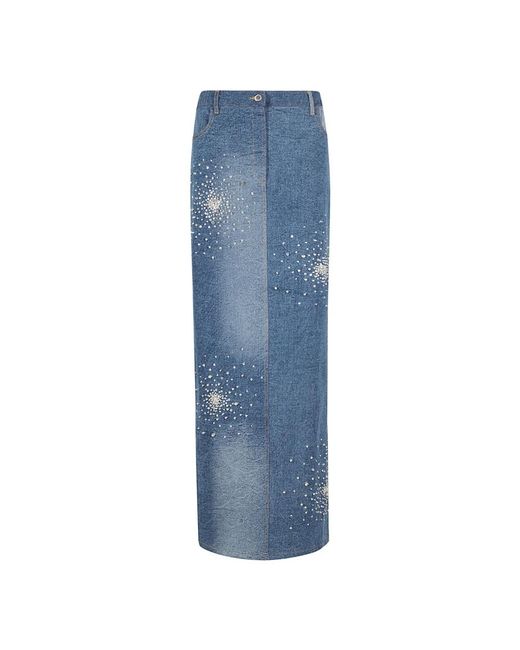 Des Phemmes Blue Denim Skirts