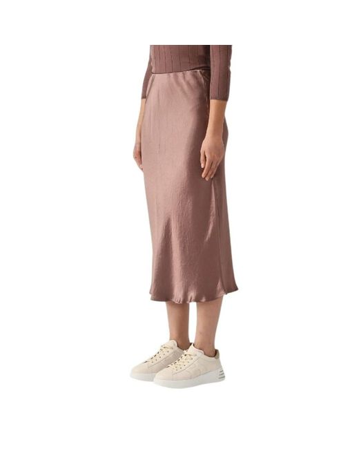 Midi Skirts Max Mara de color Brown