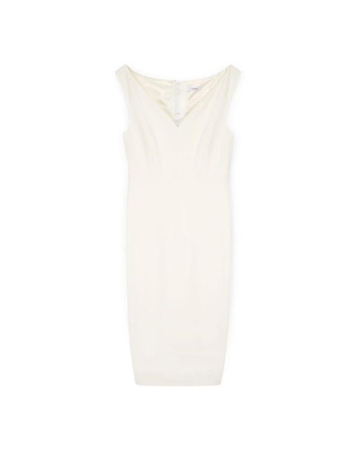 Midi Dresses mötivi de color White