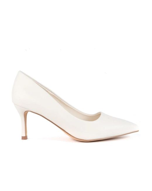 Stella York White Pumps