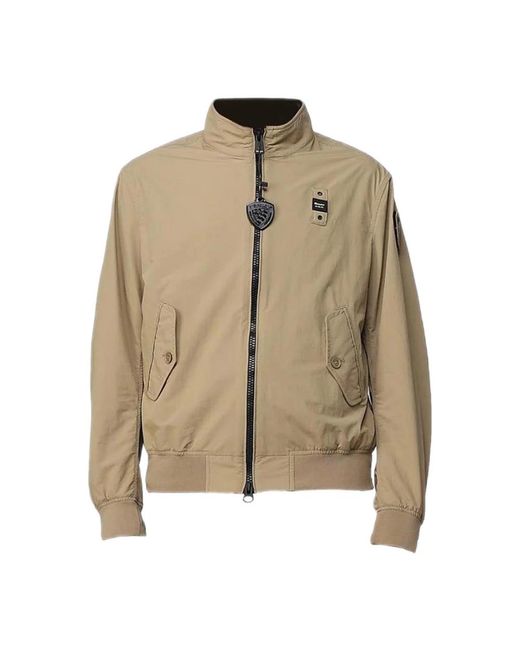 Blauer Herren Bomberjacke in Natural für Herren