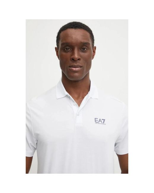 EA7 Polo Hemden in het White voor heren
