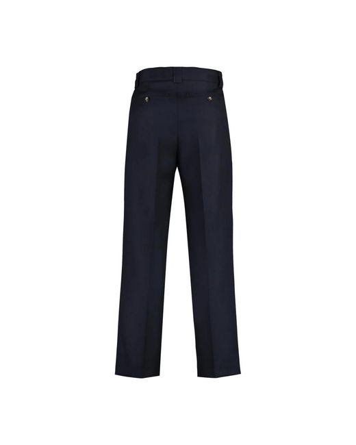 PT01 Blue Straight Trousers for men