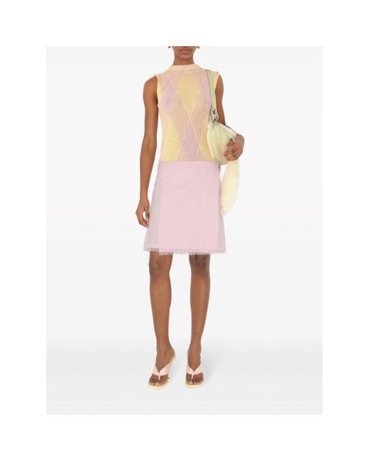 Burberry Natural Round-Neck Knitwear