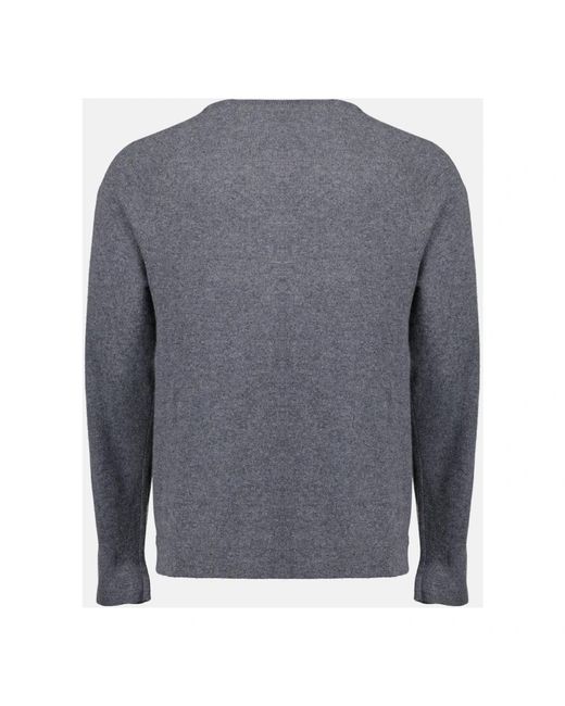 Officine Generale Gray Round-Neck Knitwear for men