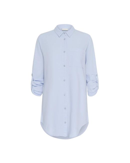 Shirts Kaffe en coloris Blue