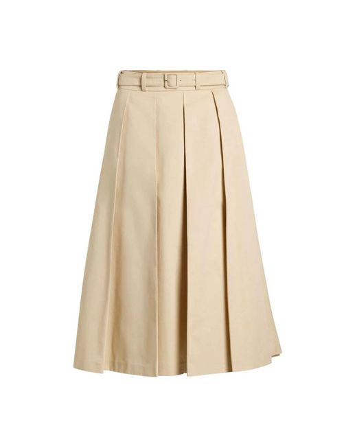 Patou Natural Midi Skirts
