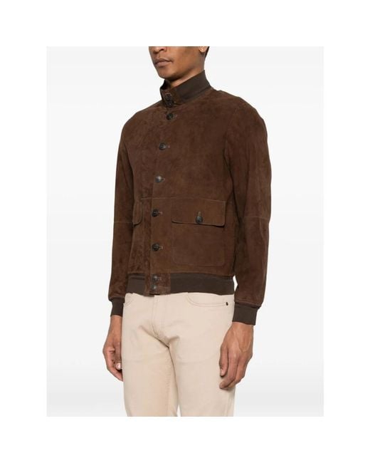 The Jack Leathers Brown Leather Jackets for men