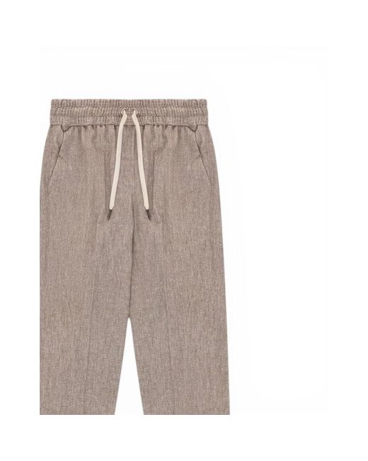Circolo 1901 Gray Tapered Trousers