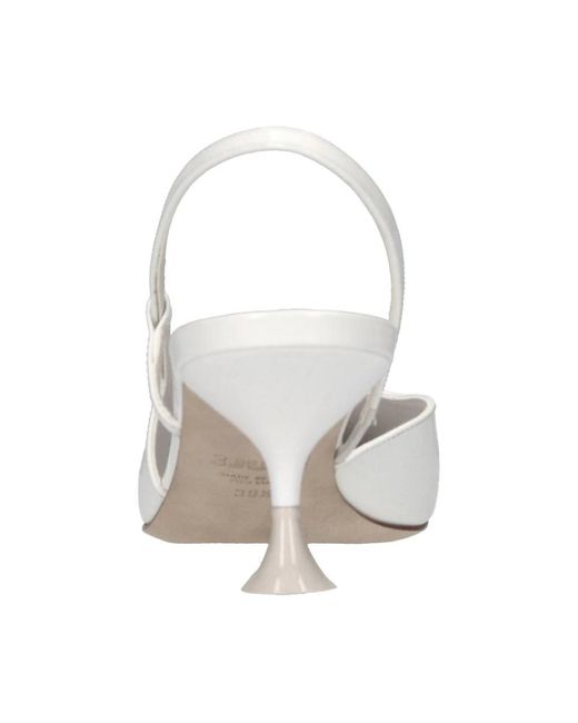 3Juin White Pumps