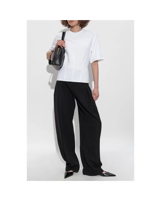 Alexander McQueen T-Shirts in het White