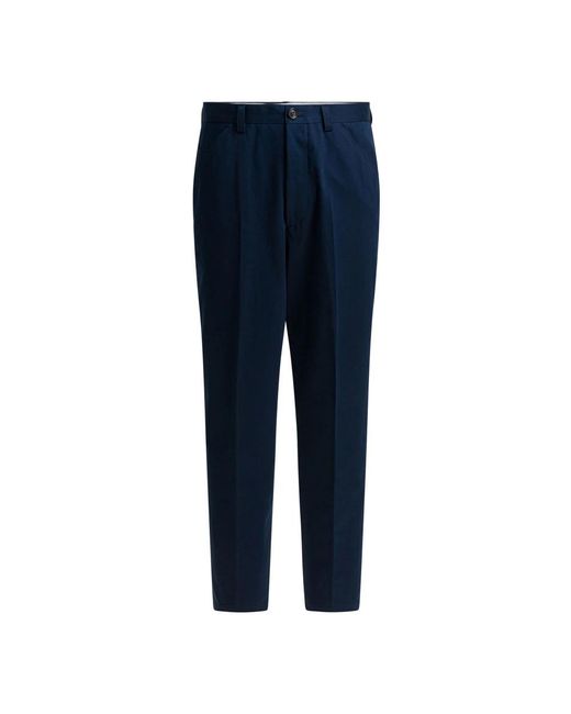 Brunello Cucinelli Blaue Tapered Hose Sauberes Design in Blue für Herren
