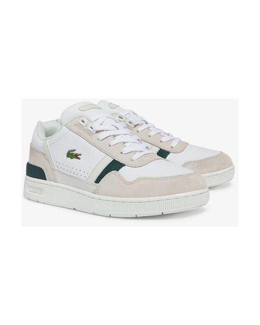 Lacoste Grüne sneakers in White für Herren