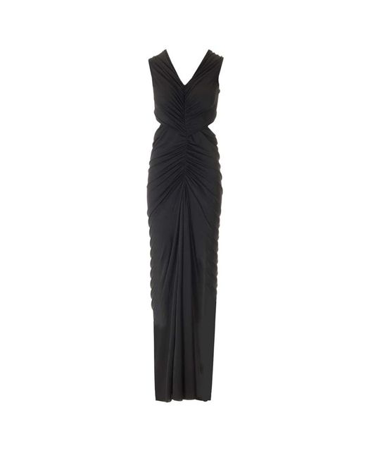 Rick Owens Black Maxi Dresses