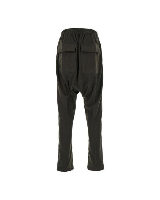 Slim-Fit Trousers Rick Owens de hombre de color Black