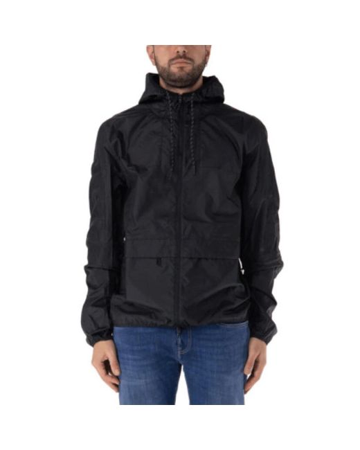 Autry Jassen ,Zwart ,Nylon Lichtgewicht Opvouwbare Windjack in het Black voor heren