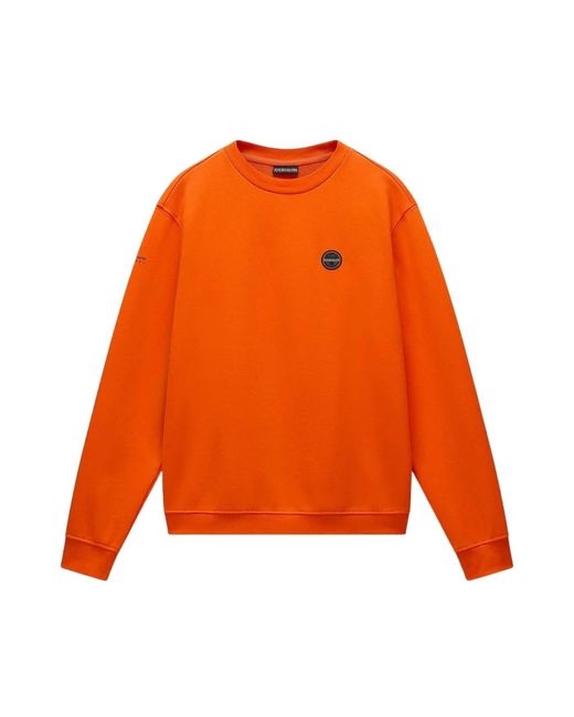 Sweatshirts di Napapijri in Orange da Uomo