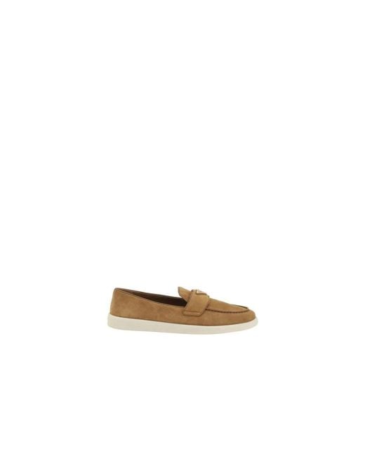 Prada Natural Loafers