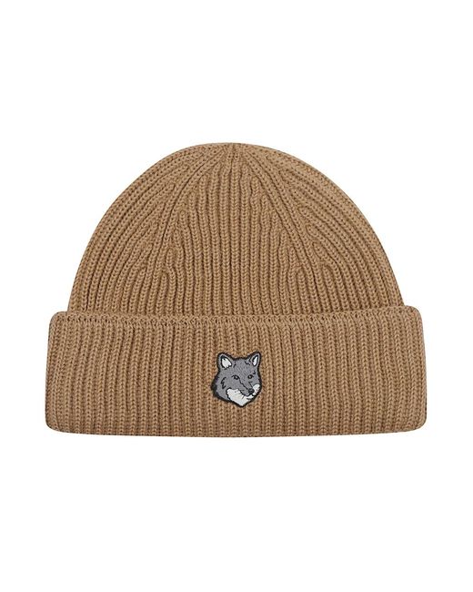 Beanies di Maison Kitsuné in Brown da Uomo