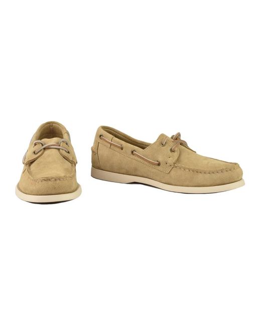 Sebago Dockside Lederschuhe in Natural für Herren