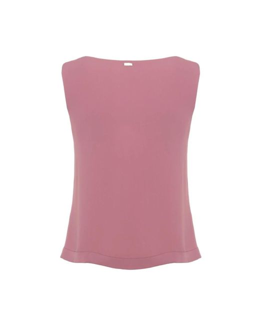 Sleeveless Tops Herno de color Purple