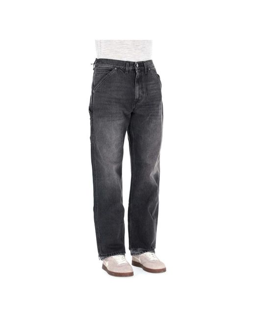 Haikure Gray Loose-Fit Jeans for men