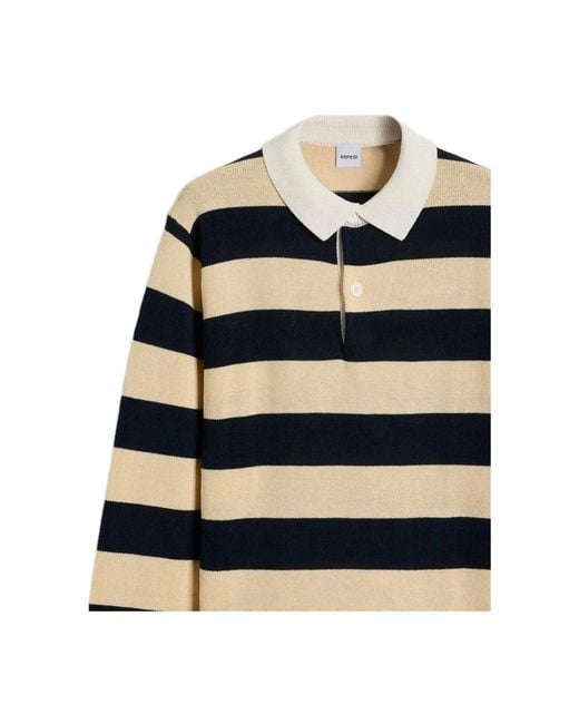 Aspesi Black Polo Shirts for men