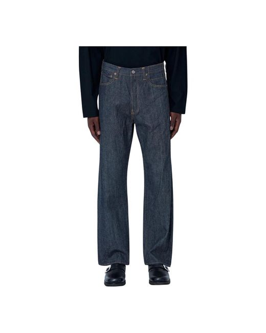 Visvim Blue Wide Jeans for men