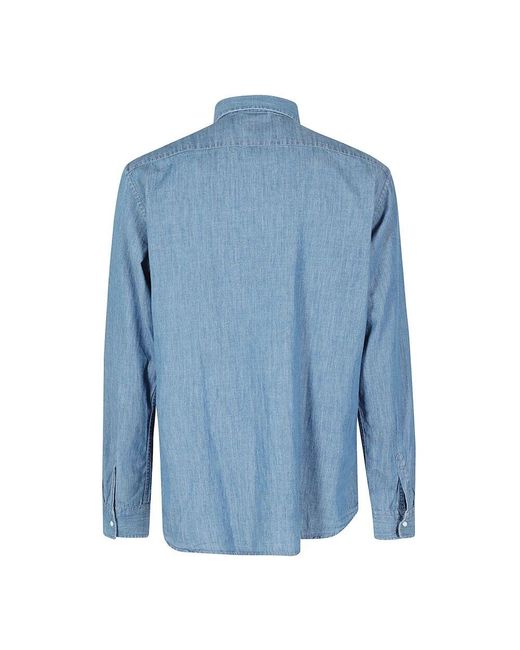 Denim Shirts di Aspesi in Blue da Uomo